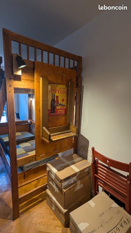 Aménagement lit mézzanine bureau table (image 12)