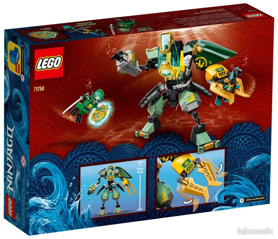 LEGO Ninjago 71750 Robot Hydro de Lloyd NEUF scellé (image 2)