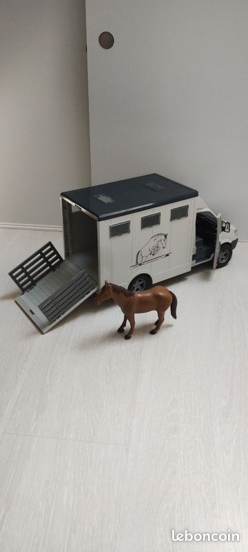 Van pour chevaux avec un cheval (image 1)