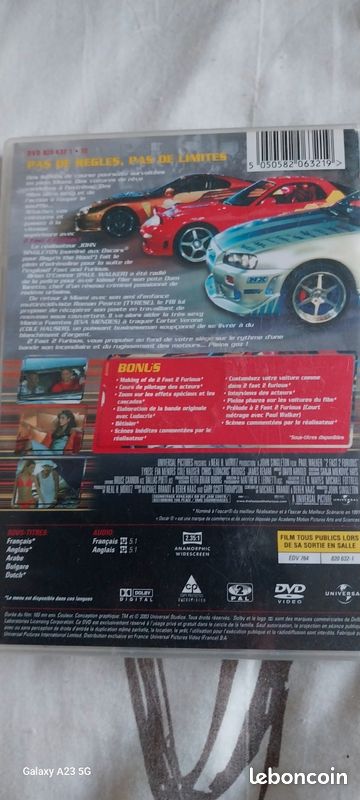 Fast and Furious 2 Dvd (image 3)