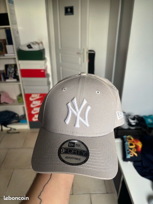 Casquette Baseball NY Beige - Taille Unique - Style City Sport - Neuf Avec étiquettes