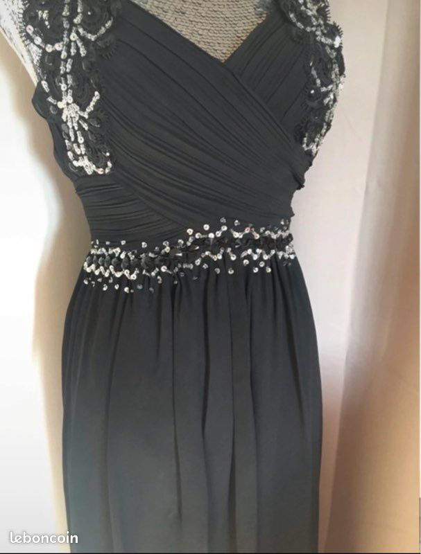 Robe de soirée noire (image 6)