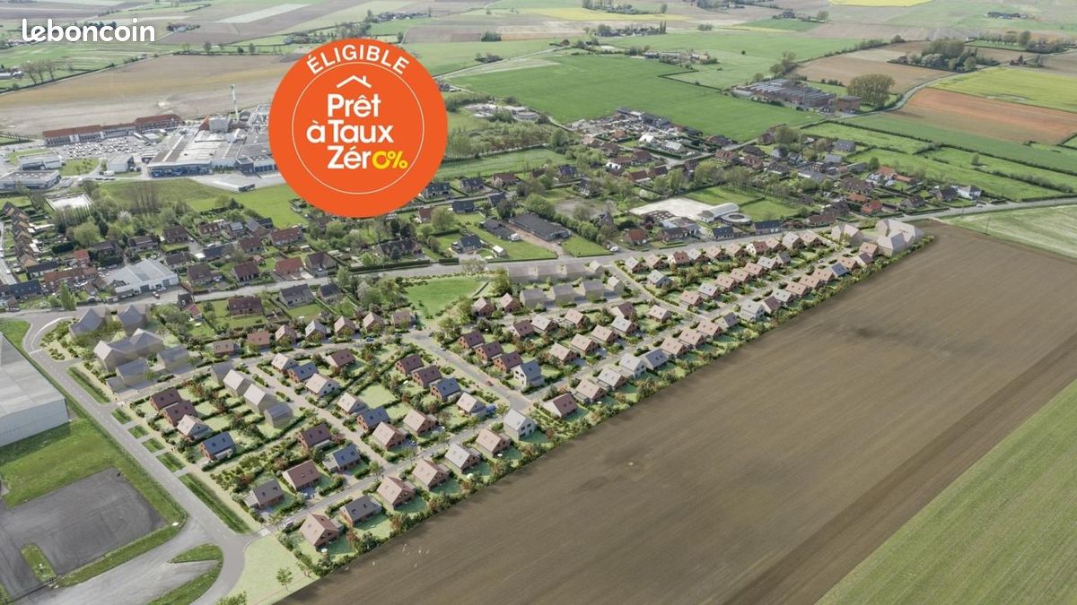 Terrain 606 m² Steenvoorde · 122 000 €