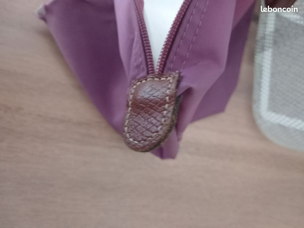 Sac Longchamp "Le Pliable" porté main, grand modèle, couleur Lilas (image 15)