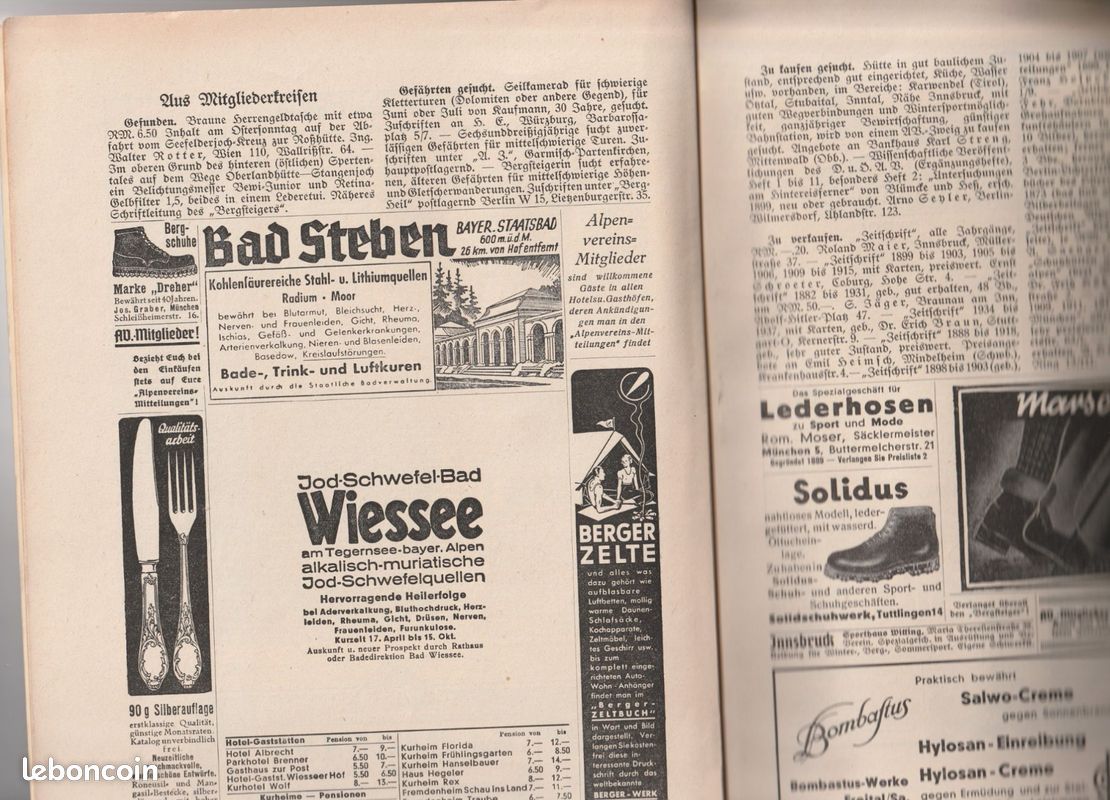 Lot de 4 livres Der Berg-Steiger. 1939 (image 7)