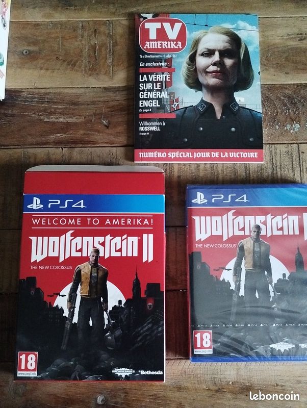 Wolfenstein 2 d'occasion - Jeux vidéo