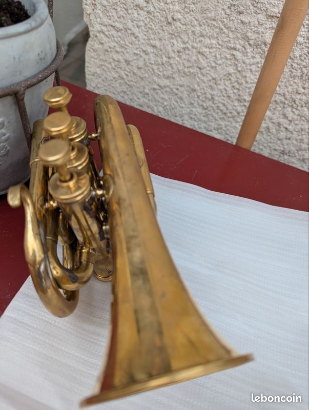Cornet 3 pistons laiton petit modèle (image 6)