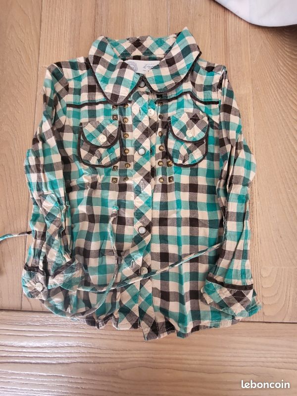 Chemise temps des cerises en 2 ans (image 1)