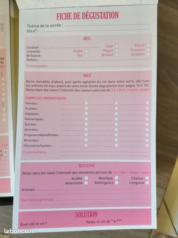 Coffret activité Œnologie Idéal pour études en restauration (image 4)