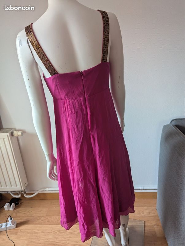 Maison 123 robe soie 36 38 (image 3)
