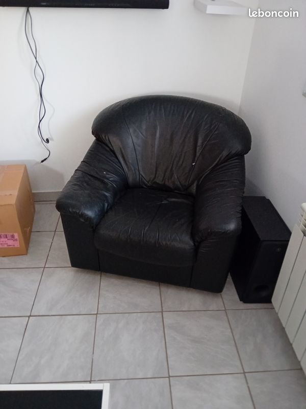 Fauteuil en cuir (image 2)