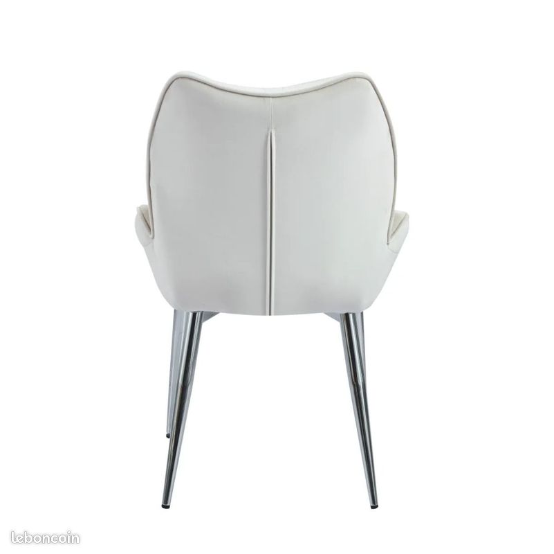 Lot de 4 Chaises en Velours Style Scandinave / Chic (image 10)