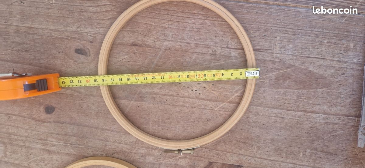 Lot de 2 tambours cercles à broder (image 4)