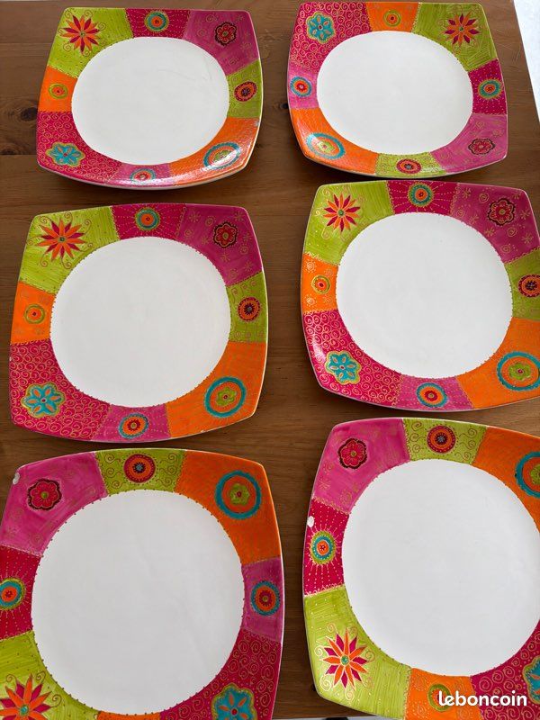 Lot de 6 assiettes (image 1)