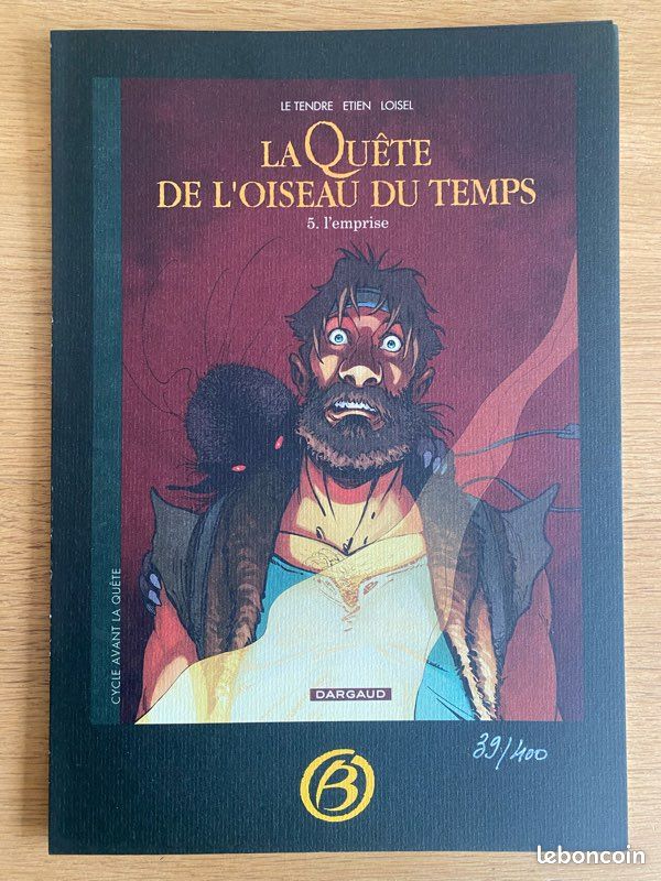 Triptyque la quête de l’oiseau du temps T5 "l’emprise" tirage numéroté et signé BD (image 2)