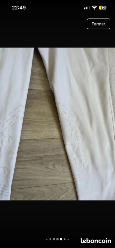 Pantalon blanc pénélope (image 5)