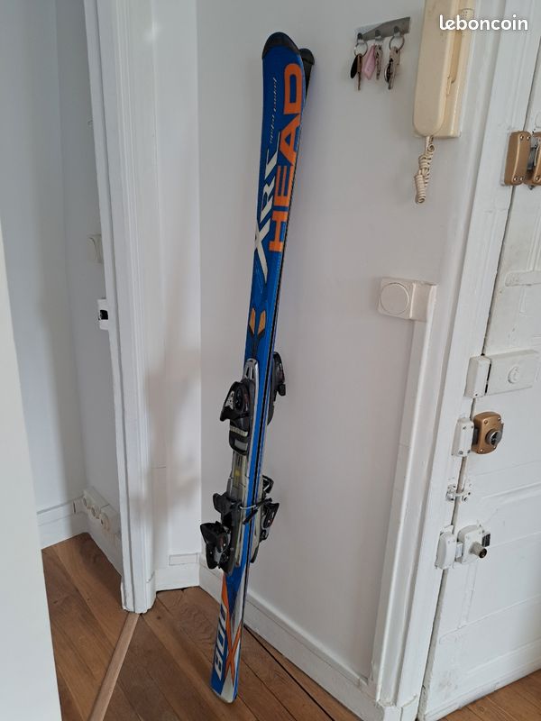 Ski Enfant HEAD XRC 147cm + Fixations - Occasion Bon état - Piste Loisir