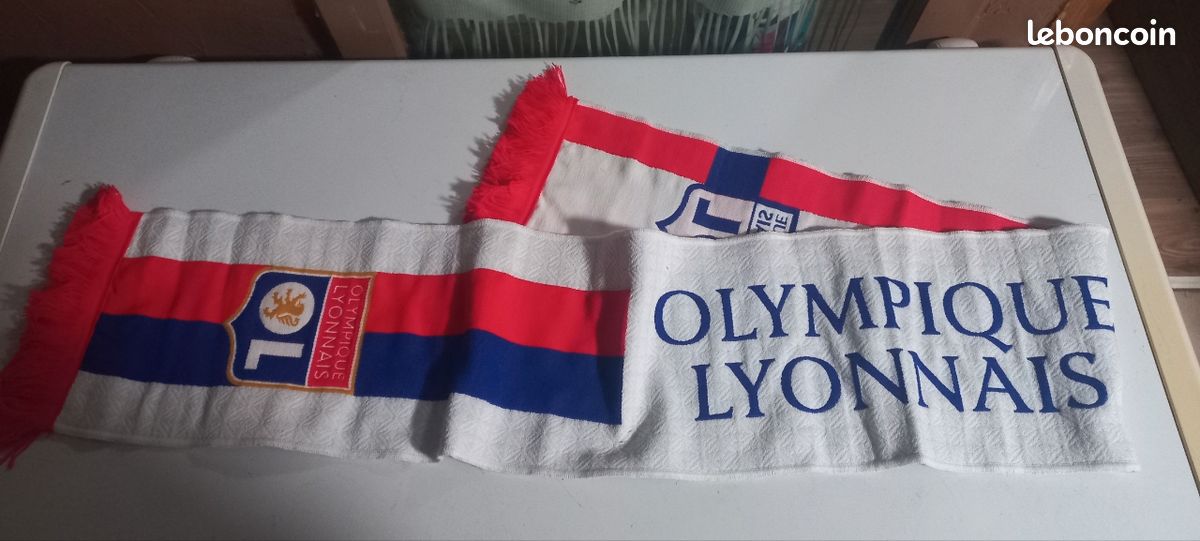 Écharpe Olympique Lyonnais (OL) - Football - Supporteur - Unisexe