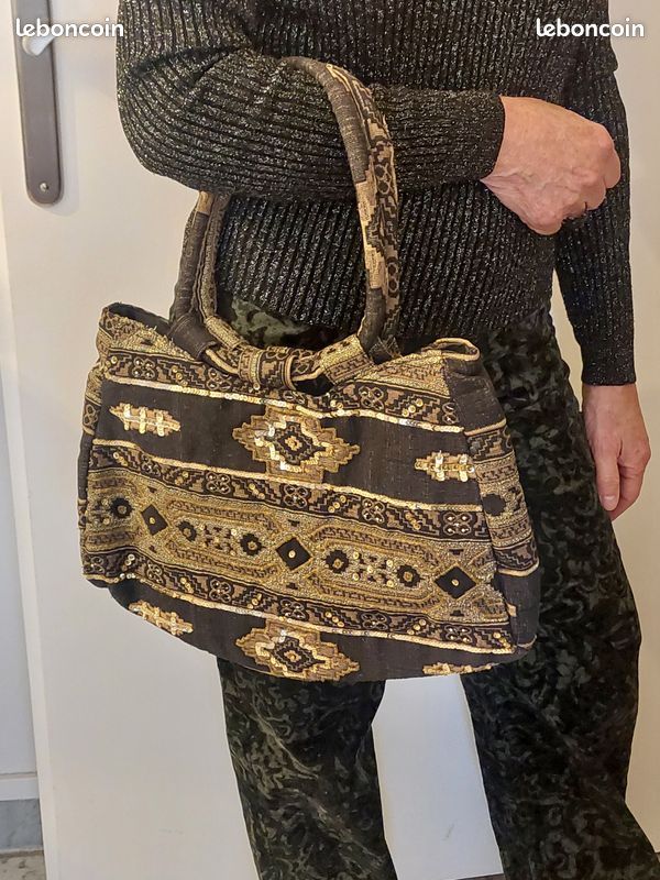 Sac à main Tissu et sequins (image 2)