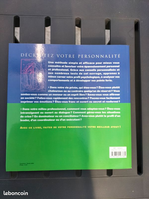 Livre Décryptez votre personnalité Claire Gordon (image 2)