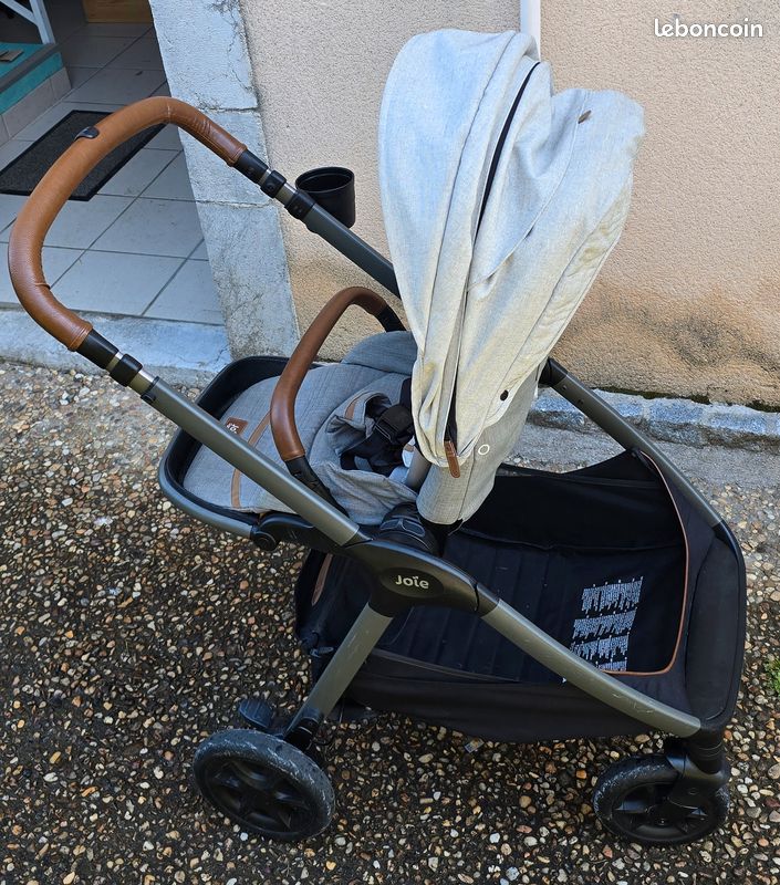 LOT JOIE Poussette + Coque + fixation isofix (image 2)