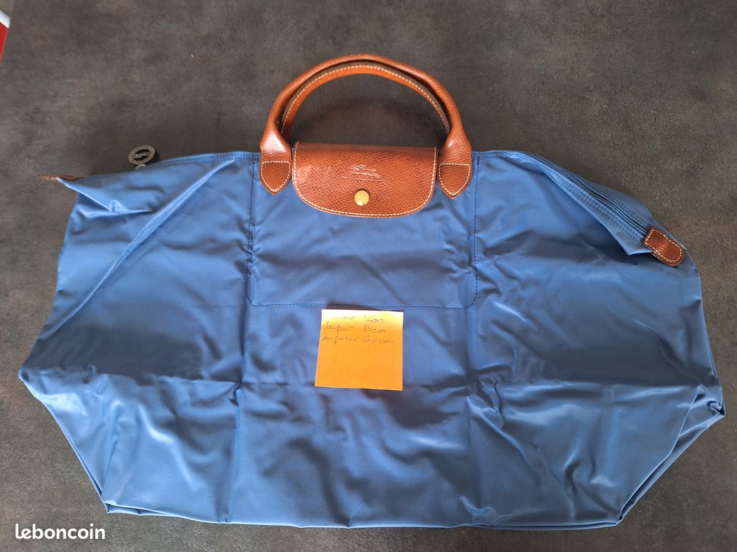 Sac Bleu Longchamp- Pliable (image 3)