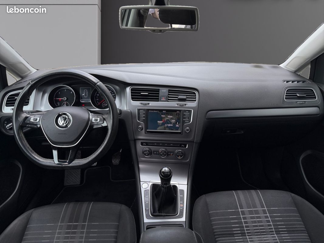 VOLKSWAGEN GOLF 7 2.0 TDI 150 ch LOUNGE Caméra Attelage Régul Adaptatif Garantie 12 mois (image 2)
