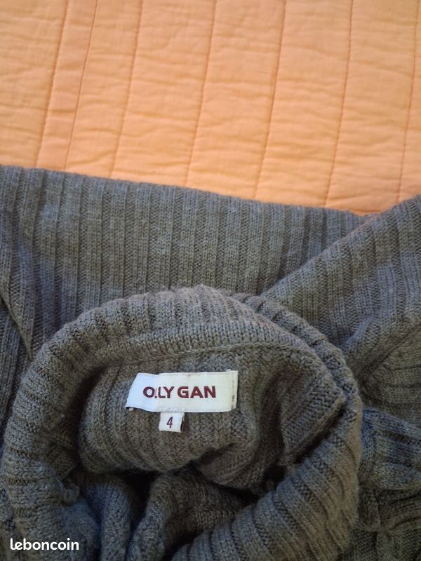 Pull gris OLLY GAN (image 4)