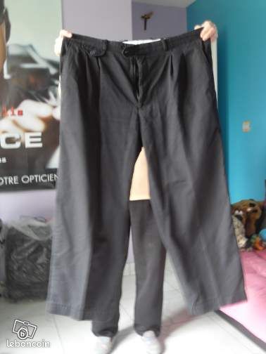 Pantalon noir homme t.50 " BRICE " (image 1)