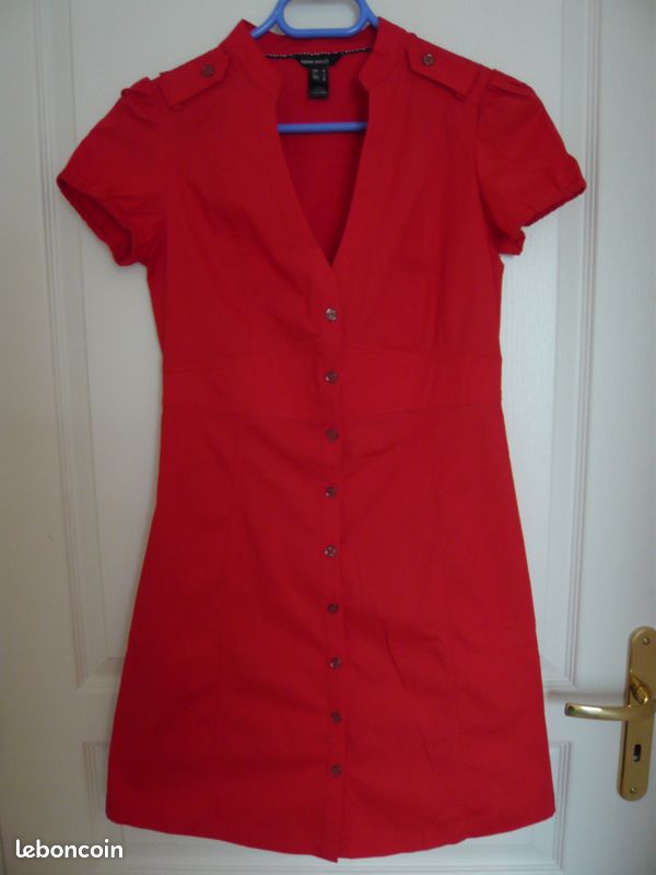Robe rouge Mango T.M (image 2)