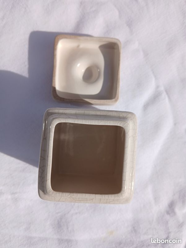 Ensemble de 6 pots à épices en céramique avec étagère support (image 4)