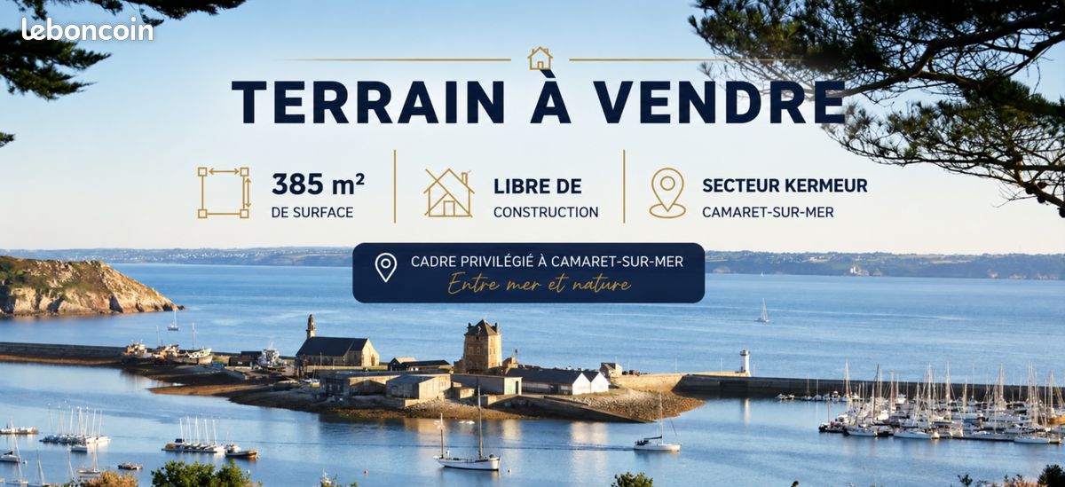 Terrain 385 m² · à Camaret-sur-Mer · 385 m² · 24 000 €