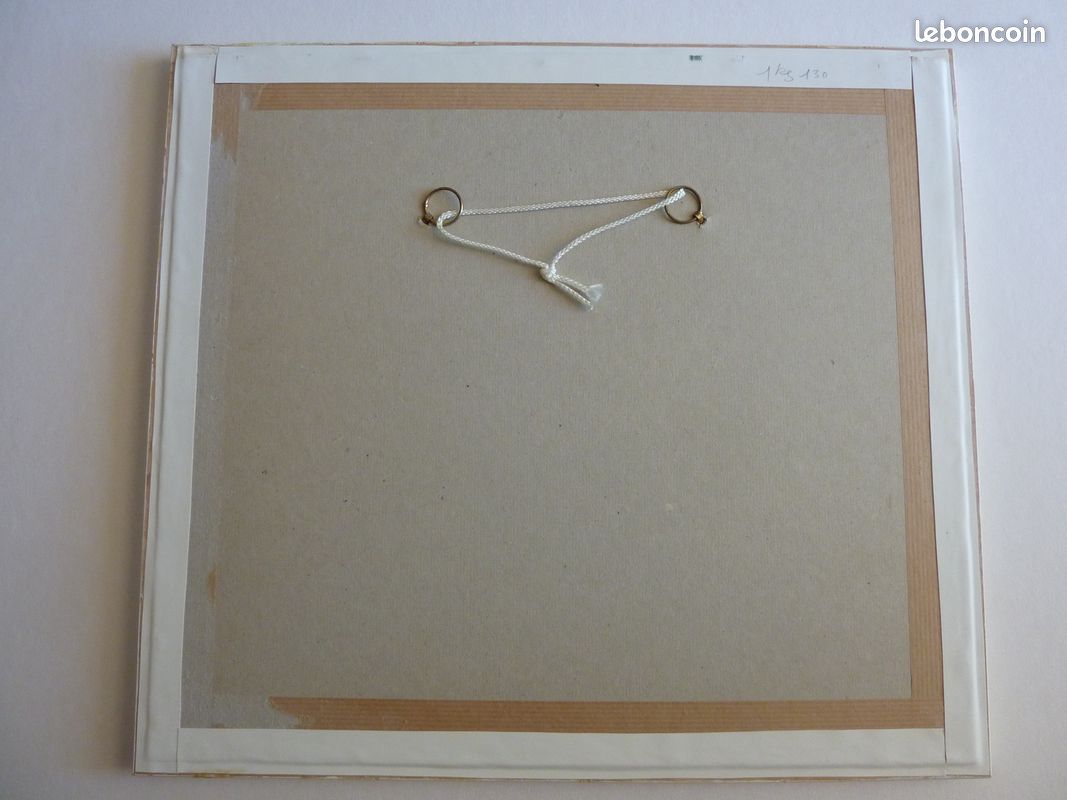 REPRO d'une peinture naïve d'Yvan Rabuzin, encadrée sous verre (image 5)