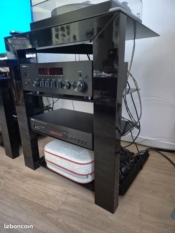 Meuble Hifi Norstone noir (image 4)