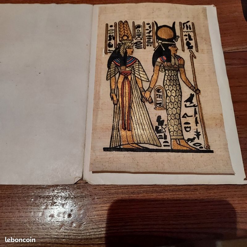 Véritable Papyrus peint à la main (image 1)