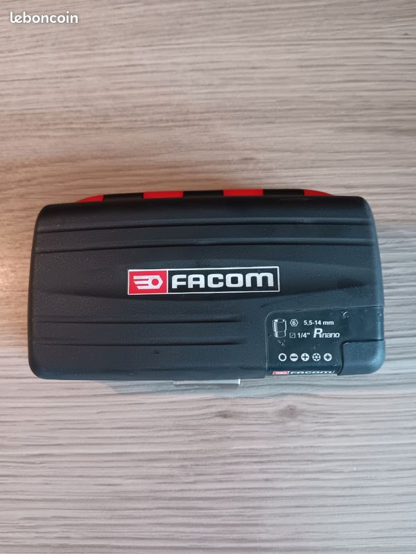 Coffret cliquet FACOM 1/4 manche rotatif R.360NANOPB (image 1)