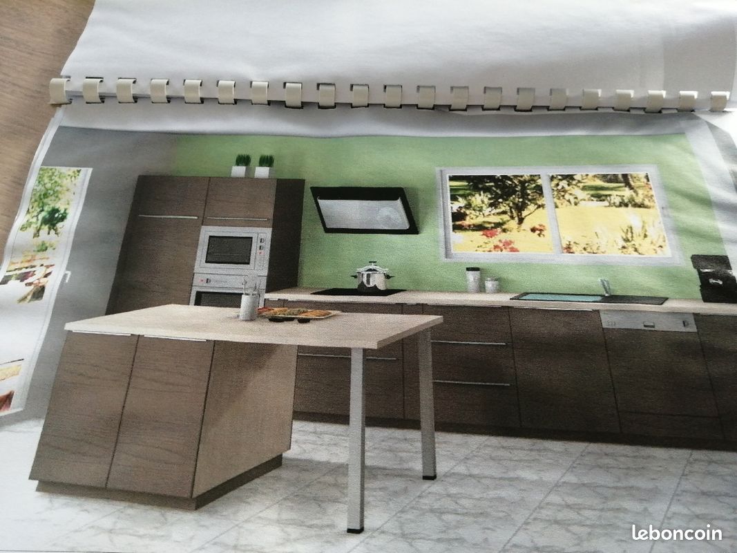 Meubles neufs cuisine Mobalpa 3m45 linéaire (sans façade et plan de travail) (image 1)