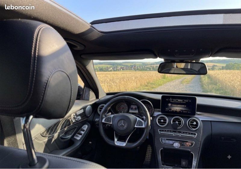 Mercedes C63 amg V8 4.0 biturbo - full black - échange / reprise possible (image 3)