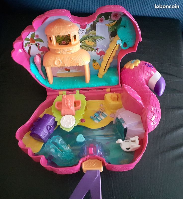 Lot de Polly Pockets: flamant, lama etc (image 10)