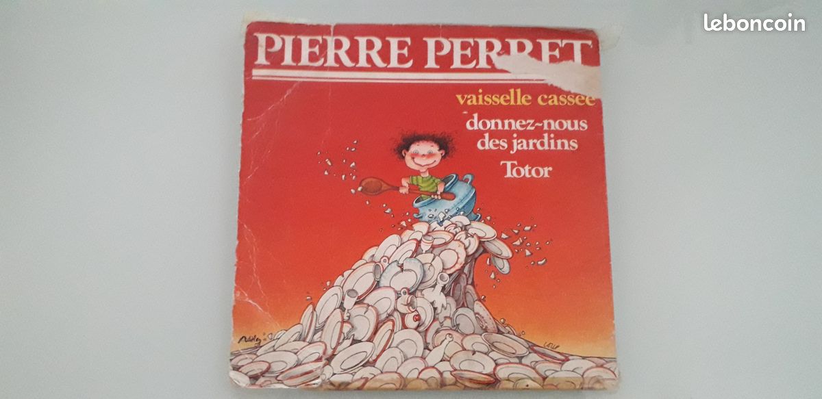 45T Pierre Perret - Vaisselle Cassée (image 1)
