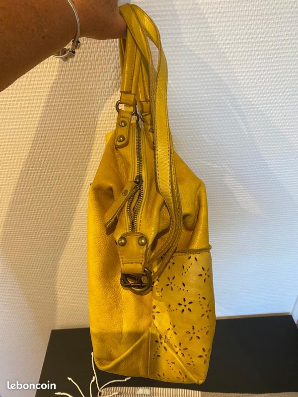 Sac à main MAZELIE, jaune (image 3)