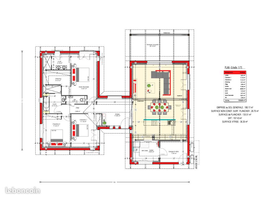Maison 5 pièces 128 m² (image 17)