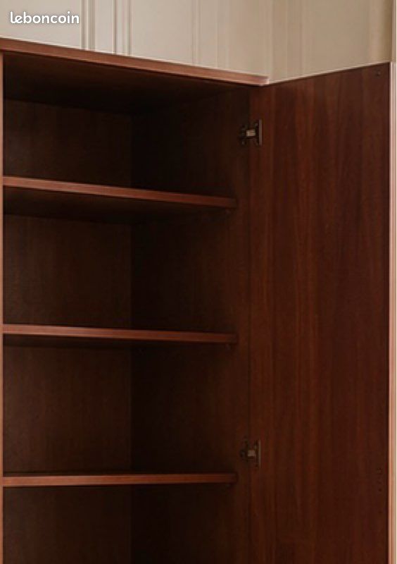 Armoire scandinave vintage en teck à tiroirs (image 2)