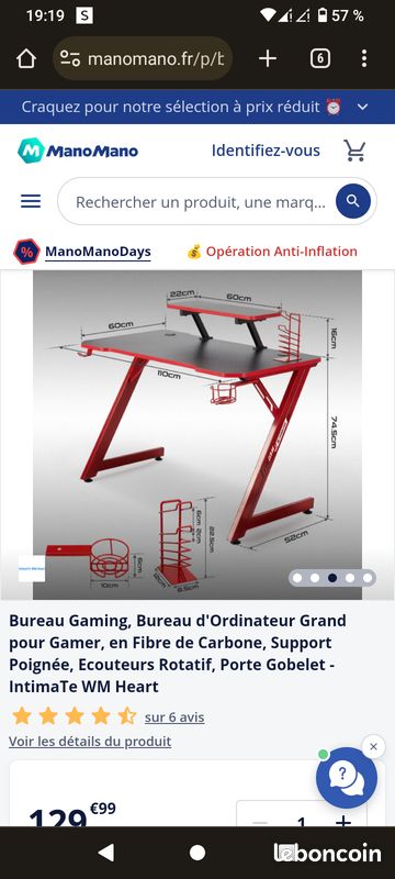 Bureau gamer (image 1)