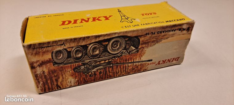 LOT DINKY TOYS meccano 80 France char AMX EBR canon Voiture militaire