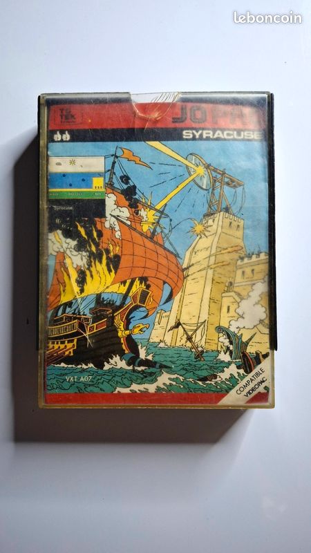 Jeu Syracuse Pour Philips Videopac Jopac – Édition Rare Et Rétro