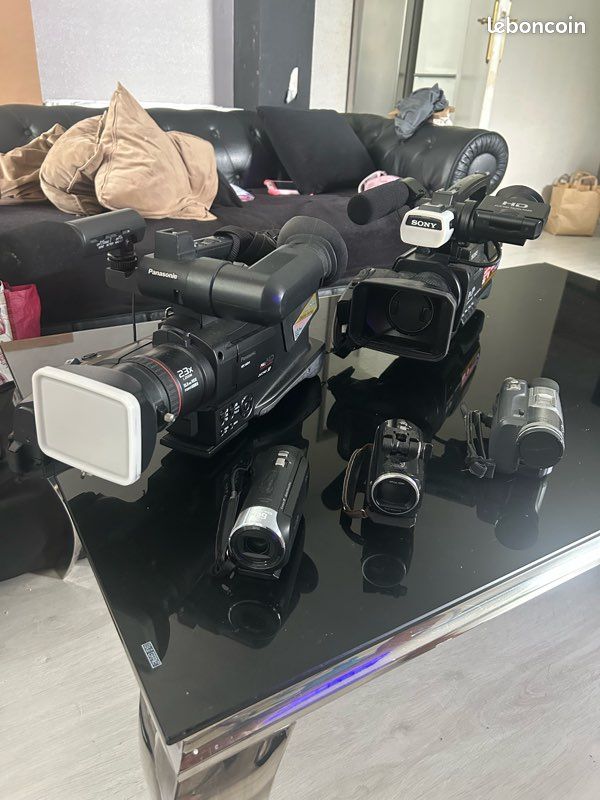 Lot de caméras Sony & Panasonic – Full HD / DV – Vidéo pro et amateur (image 1)