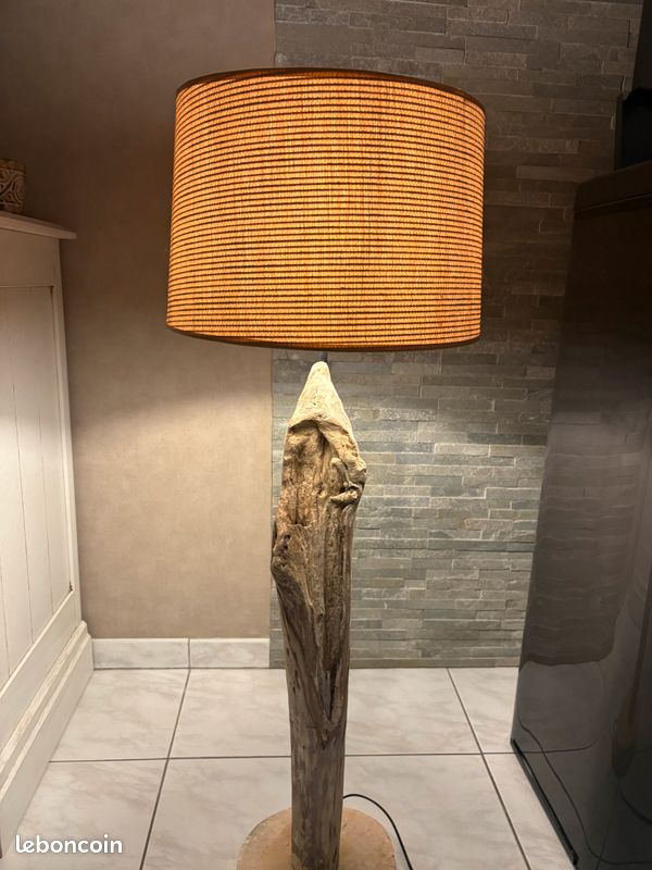 Lampe en bois flotté 1,10m neuve (image 8)