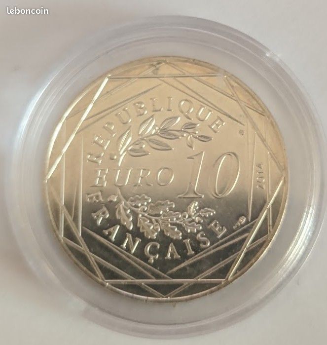 10 Euros Egalité de 2014 – Pièce française commémorative en argent (image 3)