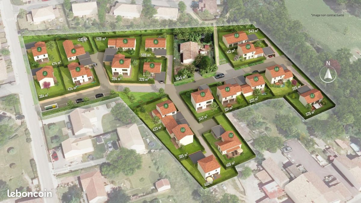 Terrain 543 m² La Sauve · 85 001 €